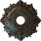 Ekena Millwork Riley Ceiling Medallion (Fits Canopies up to 4 5/8"), 18"OD x 3 1/2"ID x 1 1/2"P, Bronze Blue Patina CM18RLBBS - alternate 1
